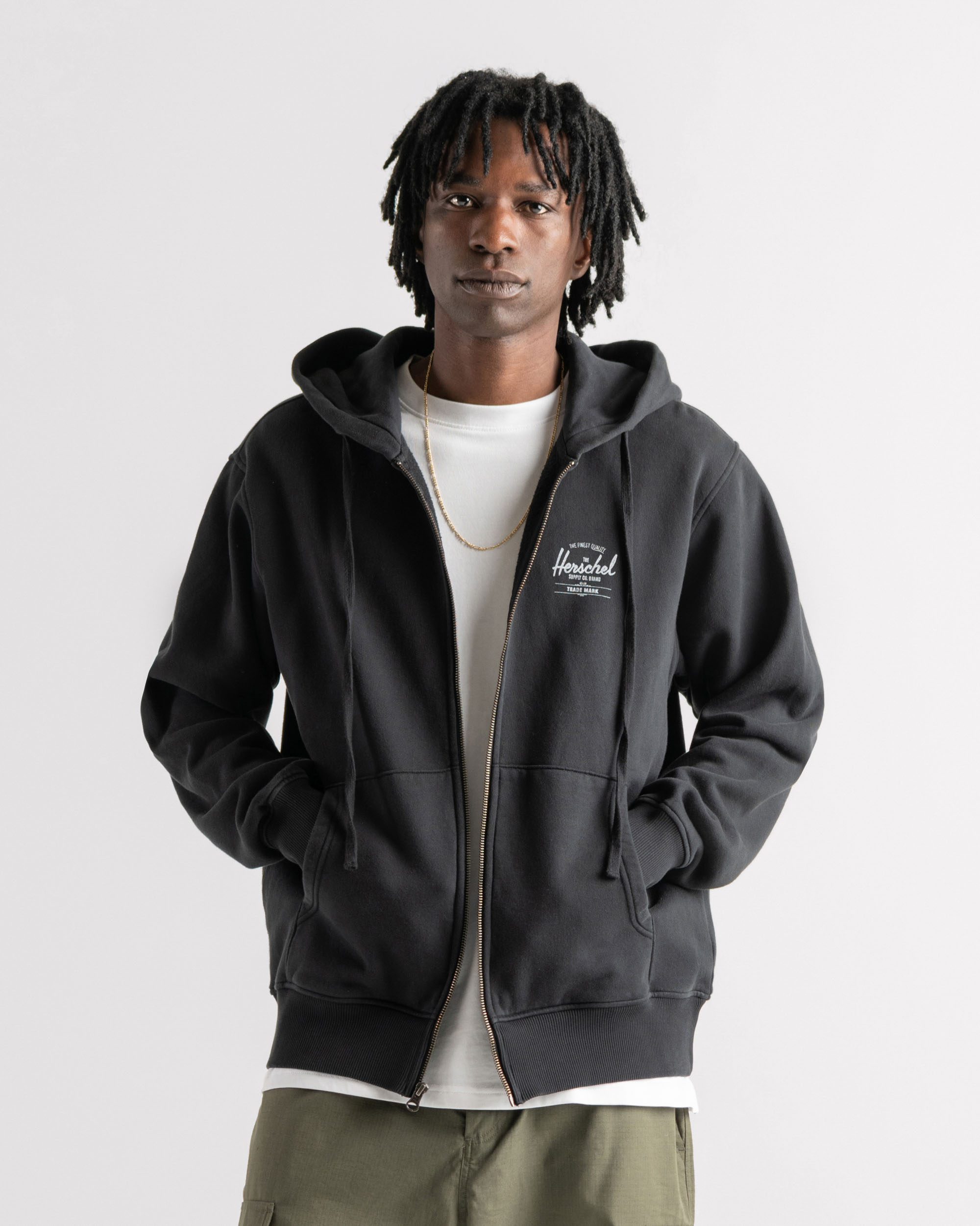 Basic Zip Hoodie | Men's - Image 3